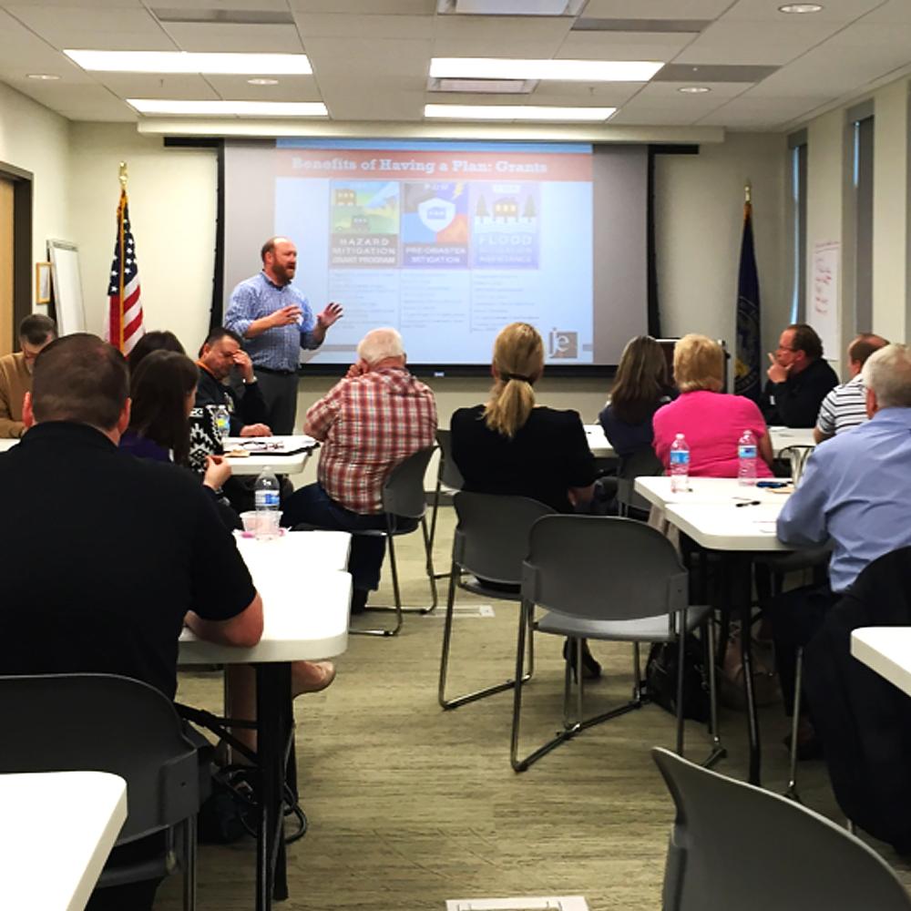 Picture of a public meeting.