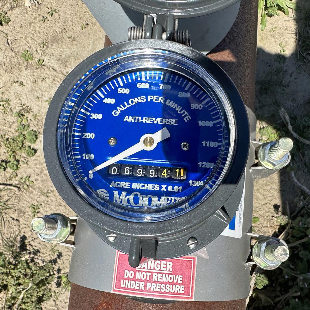 Picture of a flow meter.