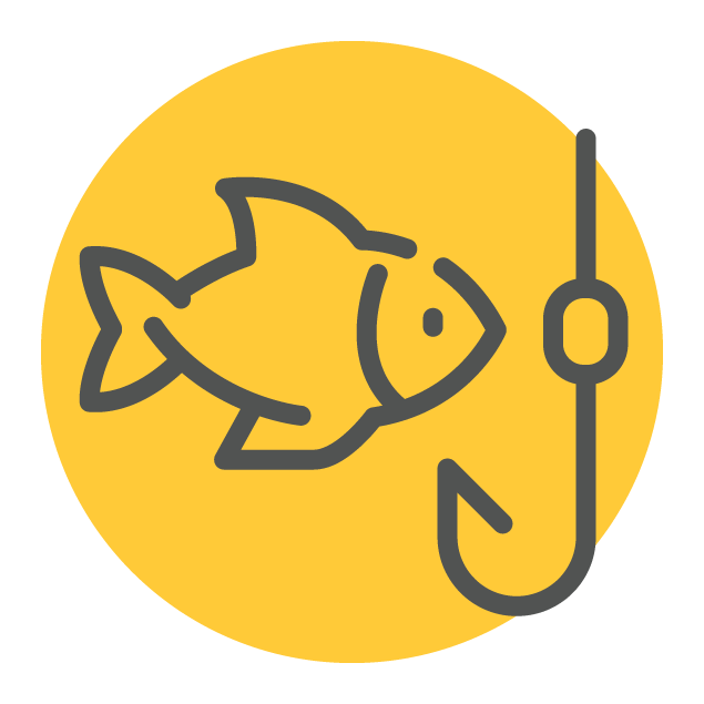 Icon indicating that fishing is available.