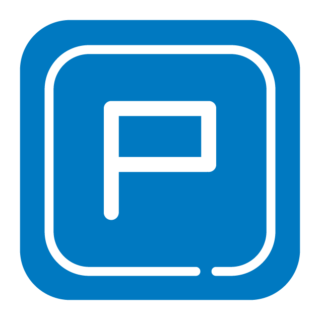 Icon indicating parking is available.