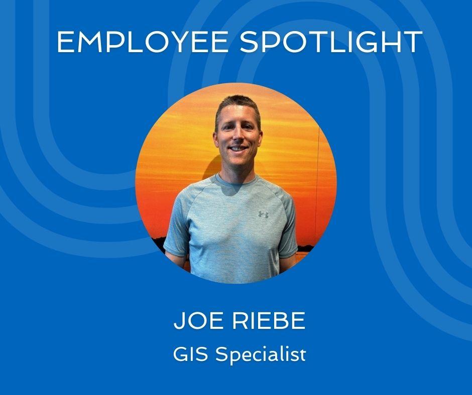 Photo of Joe Riebe, GIS Specialist for the Papio NRD, who is featured in the Employee Spotlight.